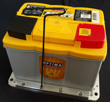 Optima DH5 Rigid Clamp Aluminum Tray - With Battery showing Long Allen wrench