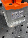 Optima QH6 Tray Side View Holding Battery